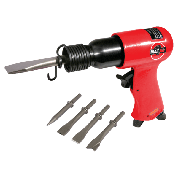 AIR2010 – MATAIR HAMMER 150MM W/4PC CHISEL ROUND