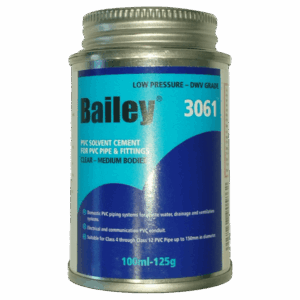 BAI1030 – PVC WELD LP 100ML+BRUSH BAILEY