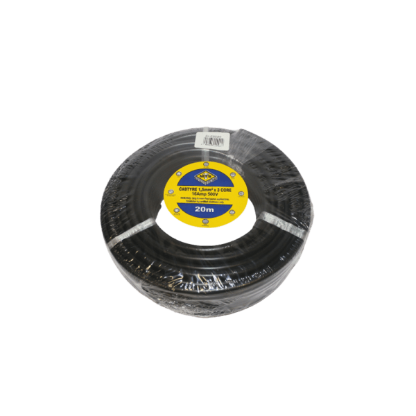 ELE6020 – CABLE CABTYRE MTS BLACK 1.50MMX3C 20M