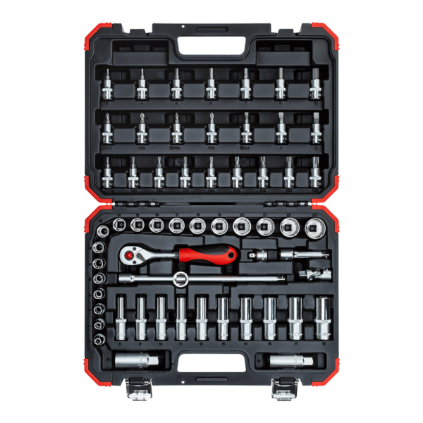 GEDR59003059 – SOCKET GED RED SET 3/8″ 6-24MM+BITS59PCE