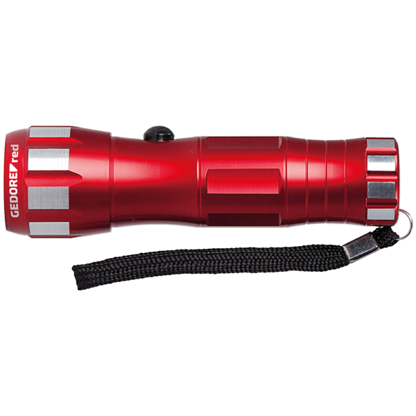 GEDR95300017 – TORCH LED LIGHT GED RED 25-30M 3xAAA