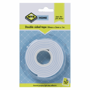 MTS0065 – MTS HOME DOUBLE SIDED TAPE 20MM X 3MMX1M